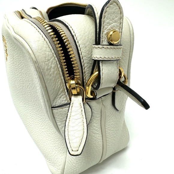 PRADA White Leather Pochette Shoulder Bag - Picture 13 of 14